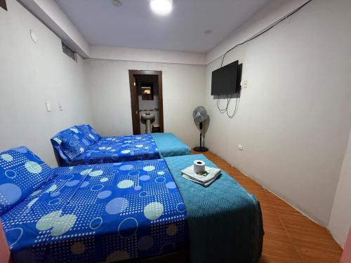 Krevet ili kreveti u jedinici u okviru objekta Hostal Muchik