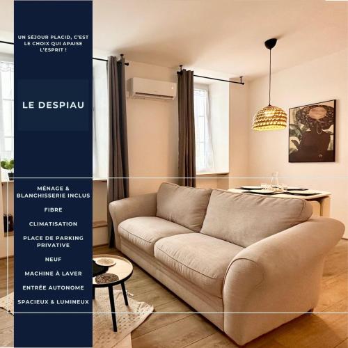 Le Despiau - Parking - Clim - Fibre - Proche Base
