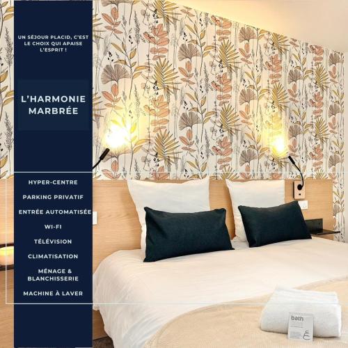 L'Harmonie Marbrée - Convivial - Parking Privé - Calme