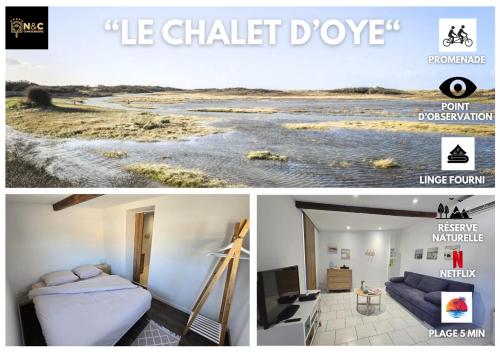 Le Chalet D'oye - bord de mer-réserve naturelle- Oye Plage