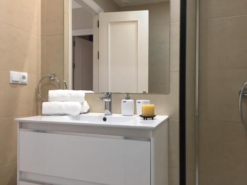Koupelna v ubytování Apartamento San Pedro
