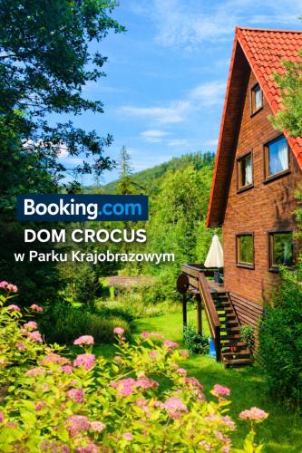 Dom CROCUS z ogrodem w Parku Krajobrazowym