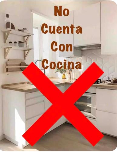 Kuchyň nebo kuchyňský kout v ubytování Apartamento Prado