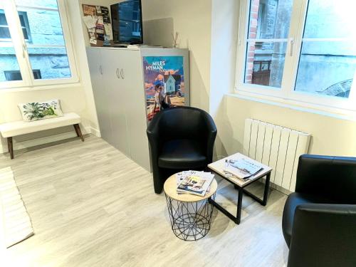 Studio calme intra-muros à 150m de la plage
