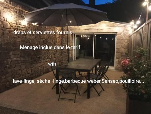 Maison en pierre pour 6-jardin &animaux bienvenus