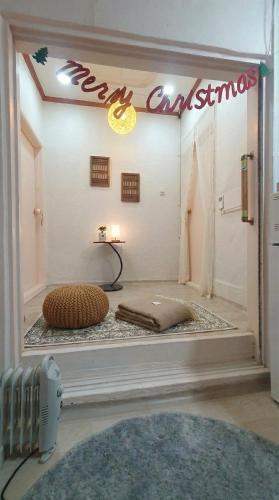 a room with a window with a bed in it at Marine Mini House in Busan