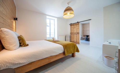 En eller flere senge i et værelse på La Casa Bianca