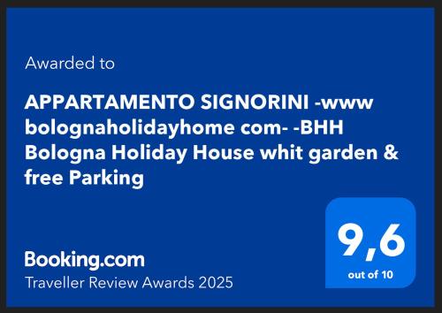 BHH BOLOGNA HOLIDAY HOME private Garden Reserved Parking -wwwbolognaholidayhomecom- house garden parking photo 72