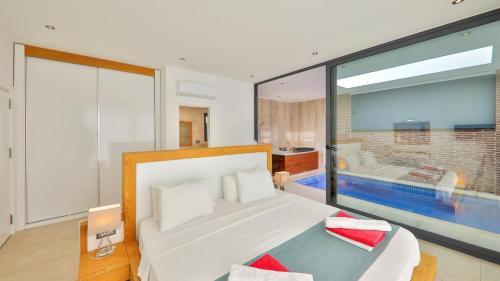 View of 2 Bedroom Luxury Villa Private pool and Heated Indoor Pool, Kalkan ...