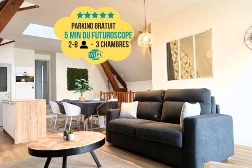 Parenthèse Poitevine - Maison 3 chambres à 5 min du Futuroscope