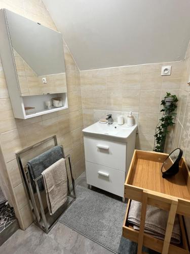 Køkken eller tekøkken på Maison individuelle 1 chambre