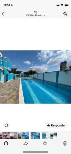 Piscina a Hostal SAMARY o a prop