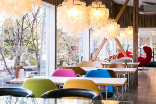 嬉野温泉　旅館吉田屋にあるシーティングエリア