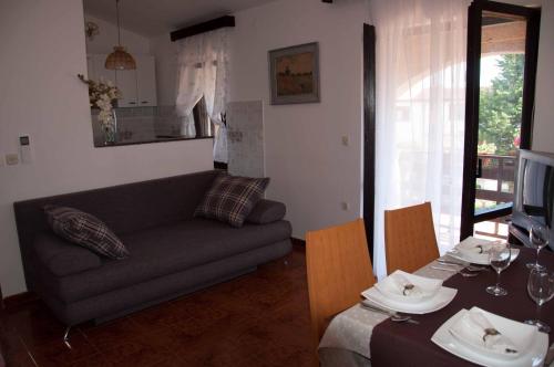 Et opholdsområde på Apartment Sara