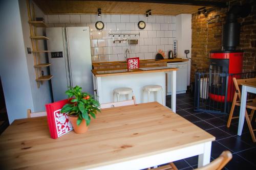 Dapur atau dapur kecil di Willa Skalite