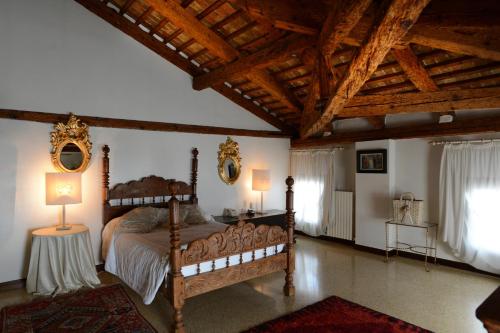 Postelja oz. postelje v sobi nastanitve Villa Foscarini Cornaro