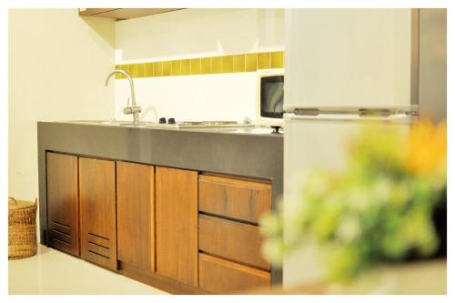Dapur atau dapur kecil di Lanta Garden Hill Resort and Apartment