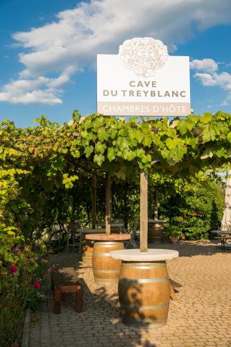 Un jardín fuera de Cave Du Treyblanc