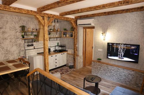 Køkken eller tekøkken på Apartman Simple