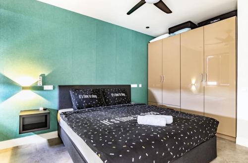 Llit o llits en una habitació de Casa Colibrie