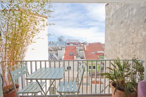Refugio soleado sobre los tejados de Chueca