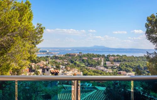 a view from the balcony of a house at Ocean View in Palma de Mallorca