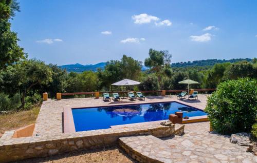 an image of a swimming pool at a villa at S'alzinar Gran in Artá
