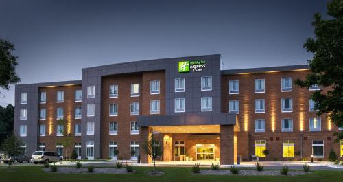 a rendering of a hotel building at Holiday Inn Express and Suites Madison Central by IHG in Madison