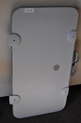 a close up of the back of a white door at Kochi Ryoma Hotel in Kochi