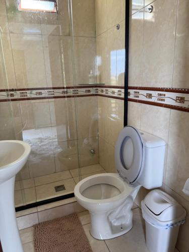 Kupatilo u objektu La Rosa Loft cde