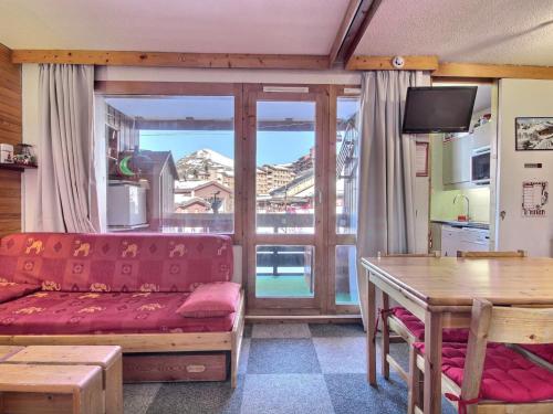 Studio central avec balcon à Belle Plagne, 4 pers