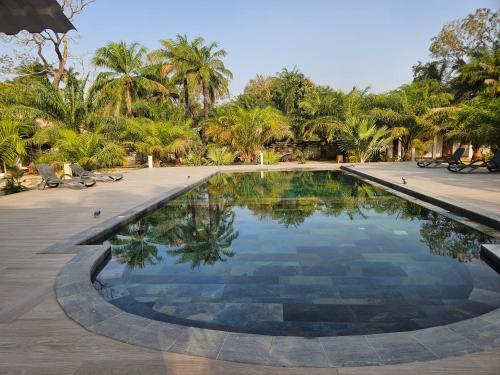 Swimmingpoolen hos eller tæt på Camping Casamance