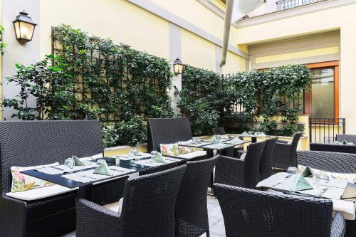Ruang duduk di Hotel Manzoni