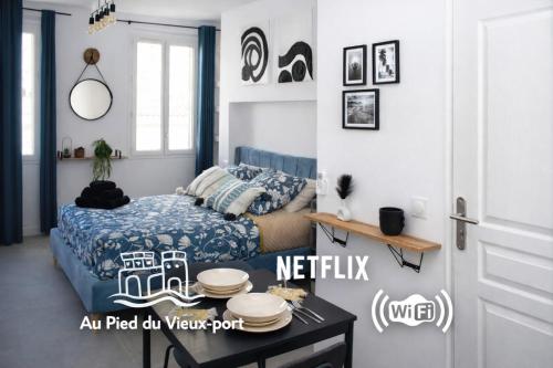 Au Cœur du Vieux-Port Marseille - escapade Chic Climatisé Netflix