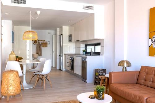 Luxury penthouse with sunny rooftop terrace