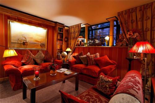 Гостиная зона в Hotel Britannique