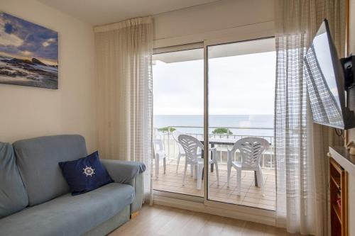 Apartamento con vistas al mar y piscina en Platja d'Aro