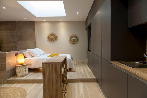 Postel nebo postele na pokoji v ubytování My Spa