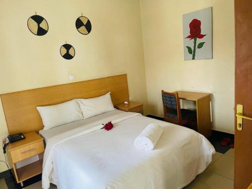Katil atau katil-katil dalam bilik di Pele Hotel