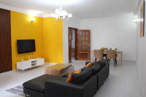 Elegant 2BR Apartment Near African Renaissance Monument & Wi-Fi