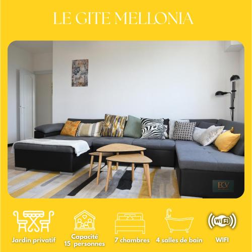 Le Gîte de Mellonia - 15 personnes - 20mn du Parc
