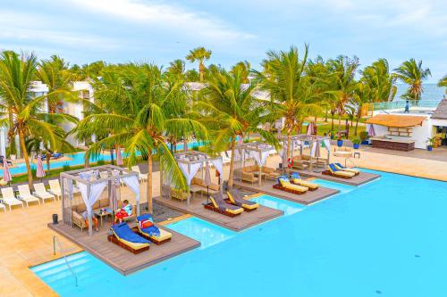 an aerial view of the pool at the resort at TUI BLUE Tamala in Kotu