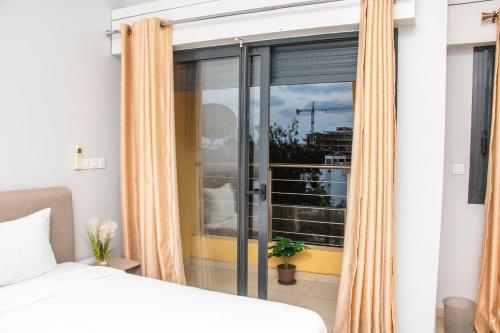 Llit o llits en una habitació de Nid Douillet