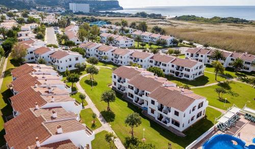 an aerial view of a residential neighbourhood with houses at Mar & Calma in Son Bou