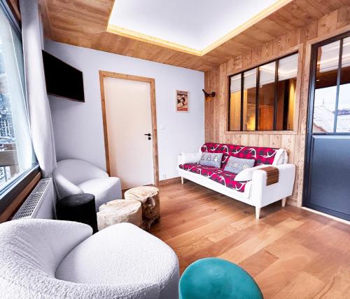Appart Hyper Centre Chamonix balcon parking privé