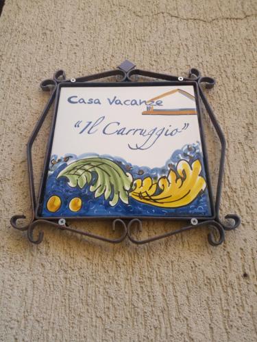 Certyfikat, podpis lub inny dokument wystawiony w obiekcie Casa Vacanze "Il Carruggio"