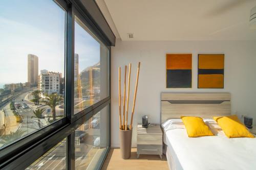 Primera linea de playa con vistas directas al mar-Apartamento premium Albufereta