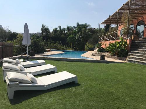 Moroccan Pool House with Seaview