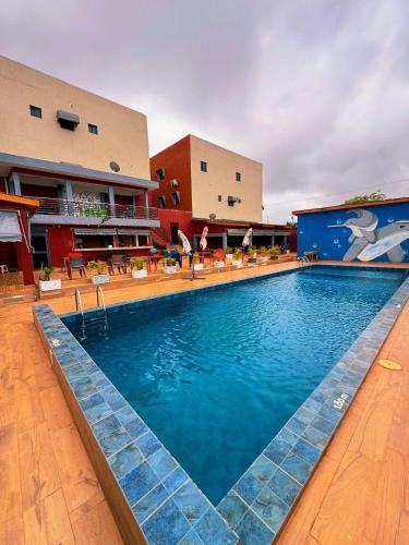 Piscina a Résidence Hôtel Rassou o a prop
