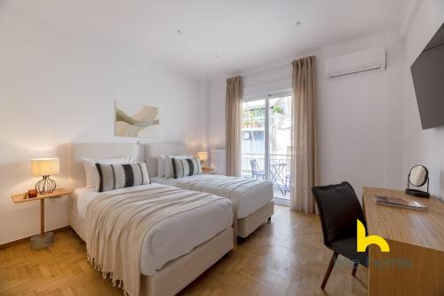 Chic Koukaki Haven Steps to Metro & Acropolis!